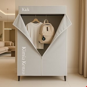 کمد برزنتی جالباسی 002 ابعاد 170×92×48