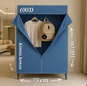کمد برزنتی جالباسی 003 ابعاد 155×75×46