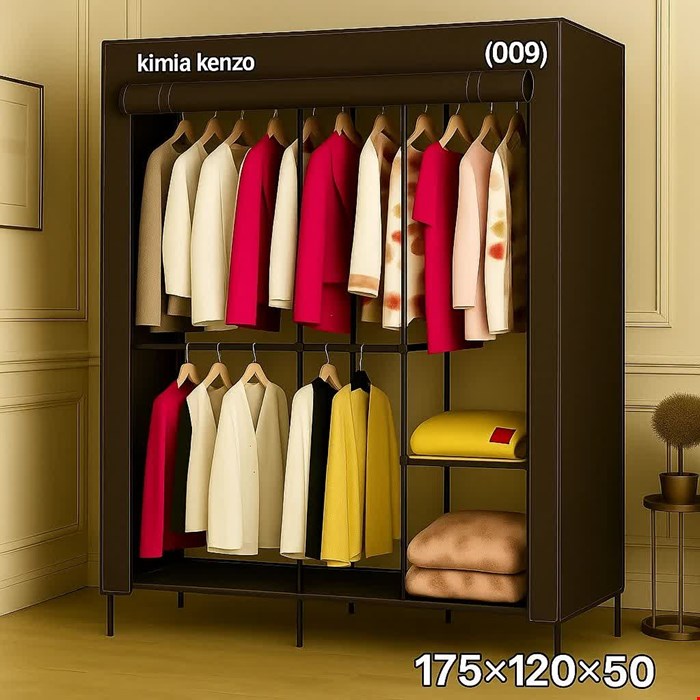 کمد برزنتی جالباسی 009 کمد پارچه ای 170 #120#50