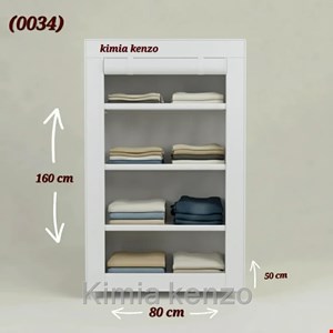 کمد برزنتی مدل (0034) ارتفاع 160 طول 80 عرض 50